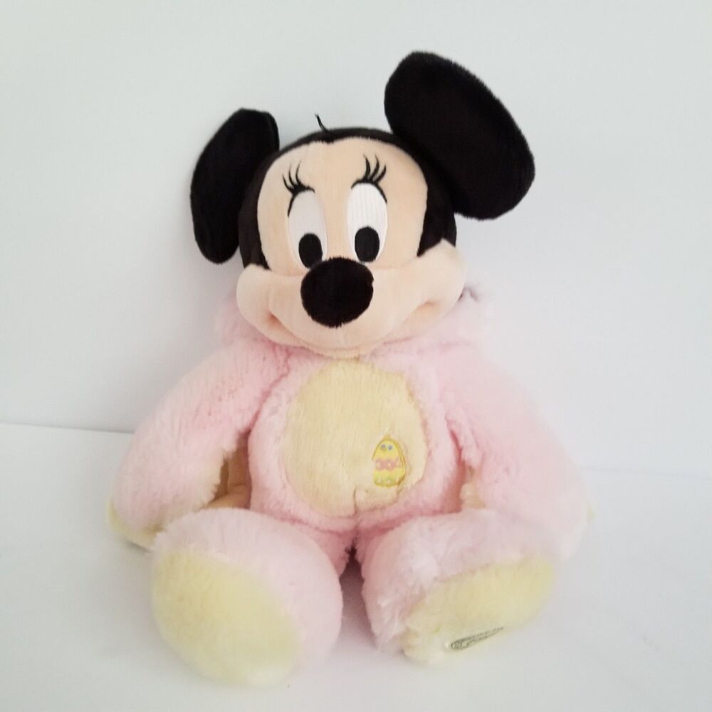 Disney Store Genuine Original Authentic Plush Toy Minnie Mouse Bunny Rabbit 15"